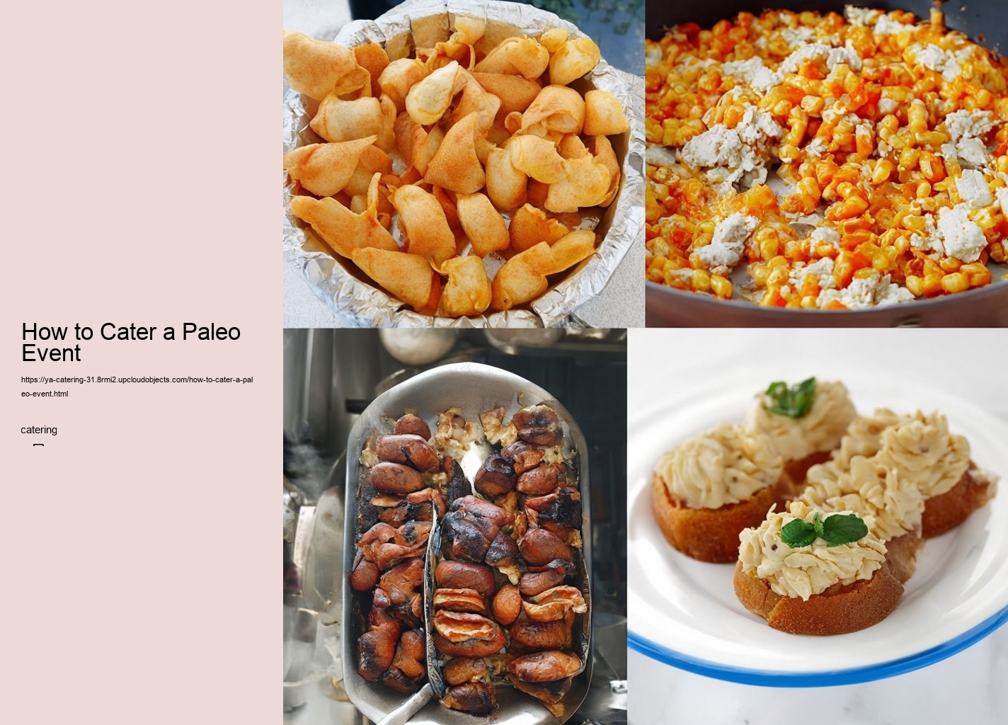 How to Cater a Paleo Event